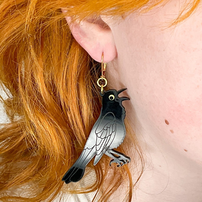 Grackle Earrings