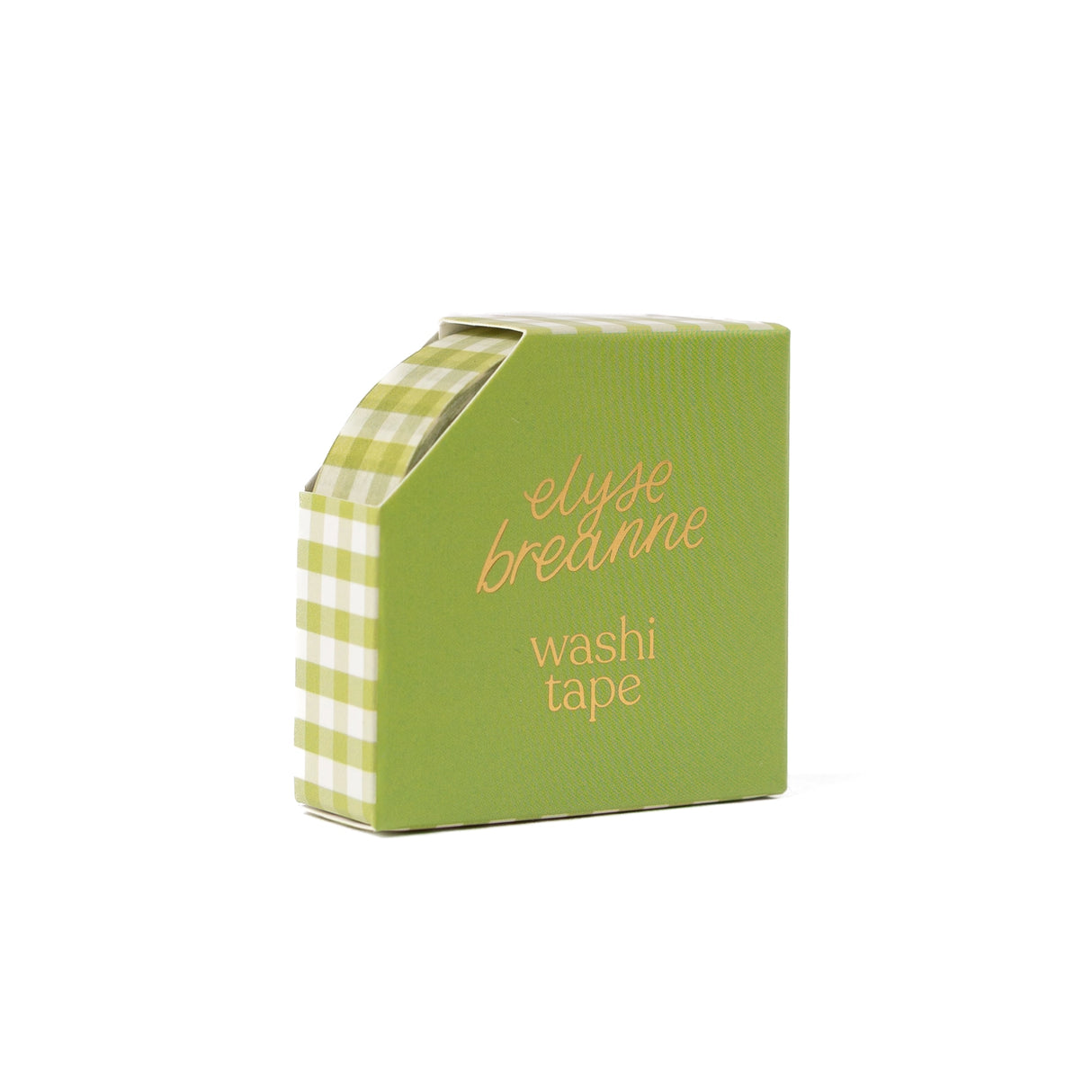 Green Gingham Washi Tape
Our washi tape is made for paper lovers, pen pals, and anyone who gets butterflies in the stationery aisle. Perfect for journaling, scrapbooking, decorating envelopes, or adding a personal touch to planners and calendars. It's gentle on paper, easy to tear by hand, and removable without leaving residue, so you can rearrange, redo, and re-stick as needed.
Design Features:
Each roll measures 15mm wide on a 10m roll
Full color repeating pattern
Washi tape dispenser packaging
P