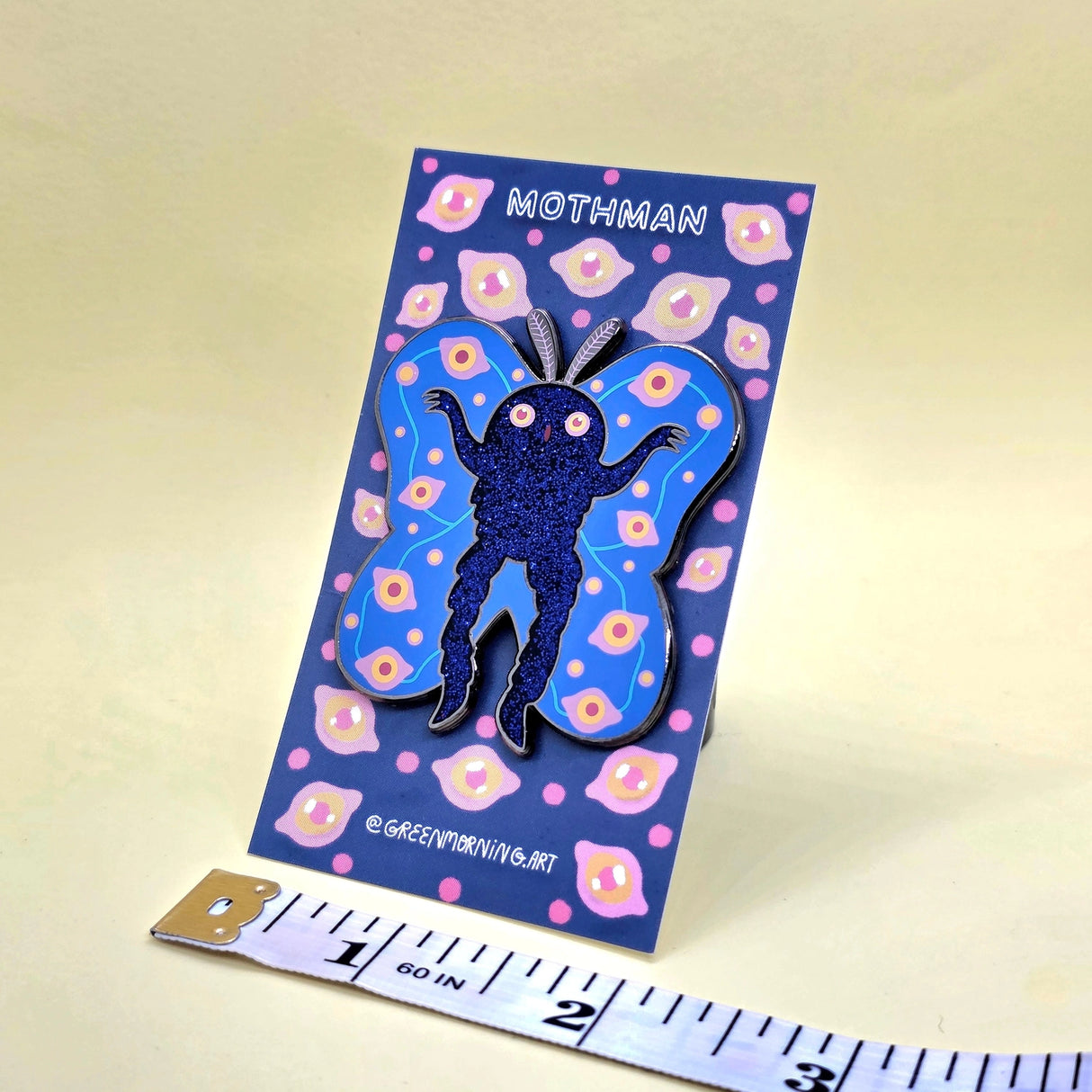 Green Morning - Mothman Enamel Pin