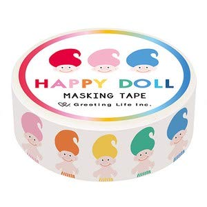 Greeting Life Washi Tape - Happy Doll
Looking for something whimsical and colorful to add your journaling experience? This Happy Doll washi tape is the perfect addition to any page to bring out that fun, creative touch to your pages! Great for decorating gift wrap, tags or any of your cardmaking, altered art, journaling and scrapbooking projects.
15mm wide x 7m long.