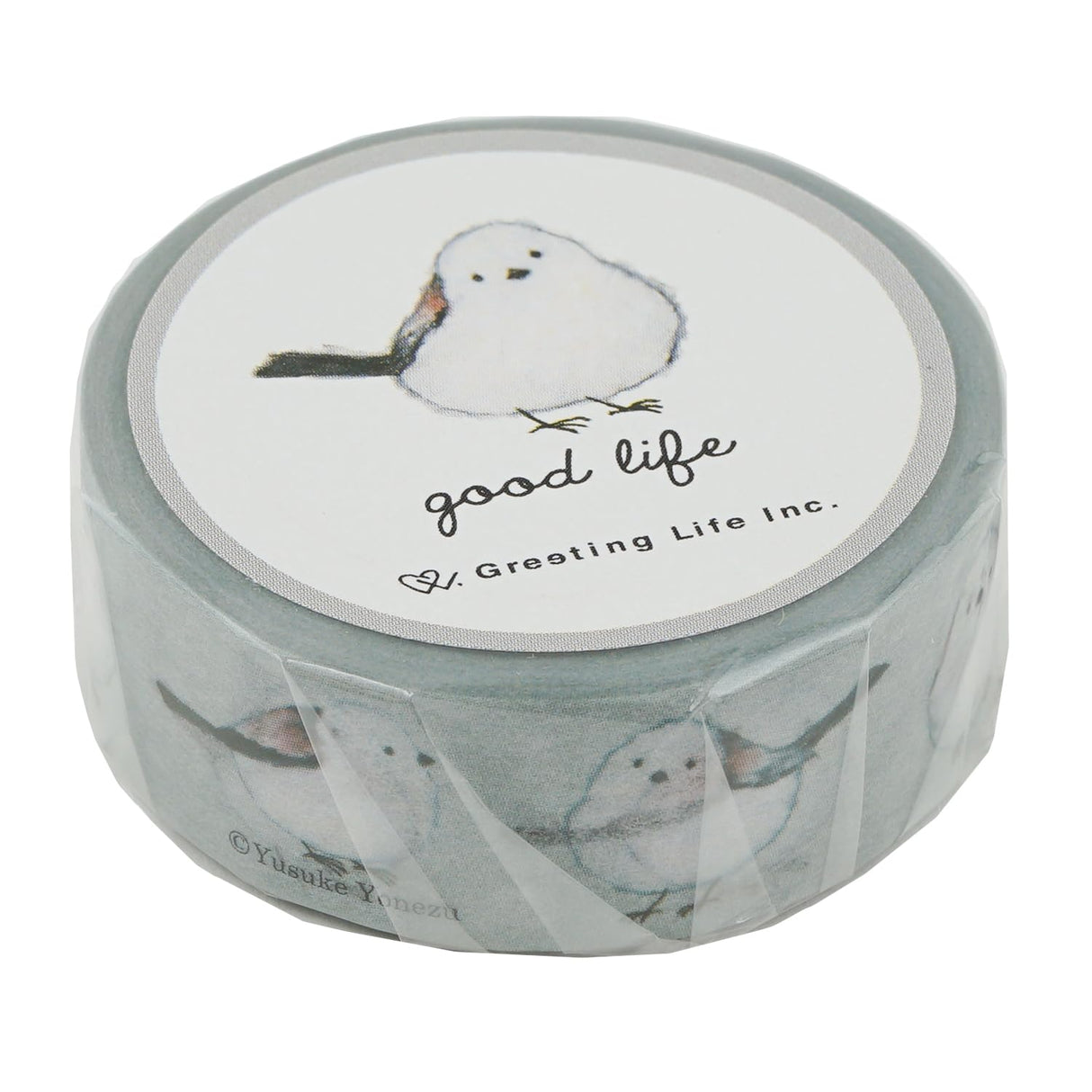 Greeting Life Yusuke Yonezu Washi Tape - Shimaenaga
Decorate your journal with a washi tape pattern that includes Japan's cutest bird, Shimaenaga! Illustrated by Yusuke Yonezu.
Specifications: Width 15mm Roll 7m
Setup Size: Diameter 42mm x H15mm