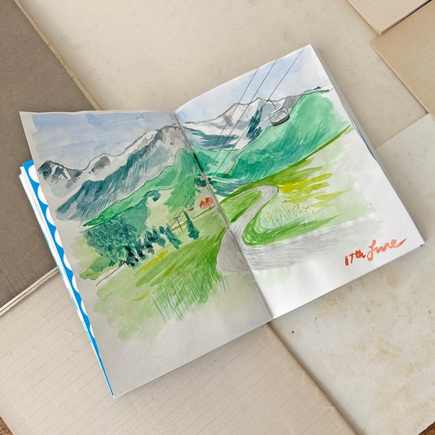 Stationery Supplies Vintage Style Journal Recycled Papers