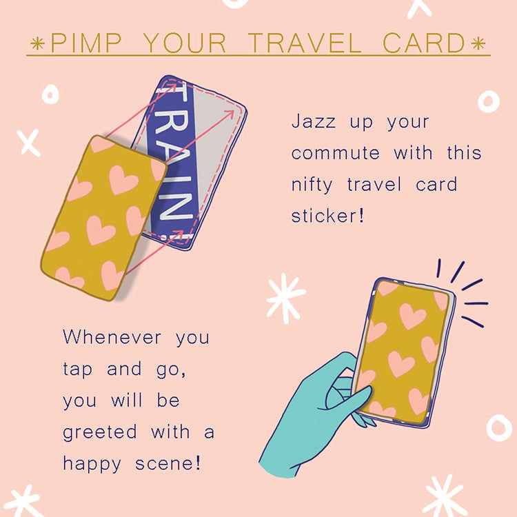 Hannakin - Craft Cutie Travel Card Vinyl Sticker
"Craft Cutie" travel card sticker (designed to be stuck onto top-up travel cards)
Made from a durable vinyl with a laminate that protects it from scratching, rain and sunlight.