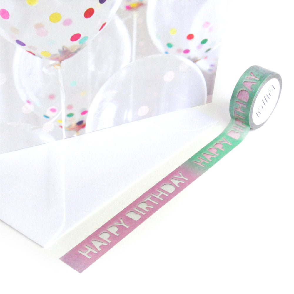 Happy Birthday Washi Tape