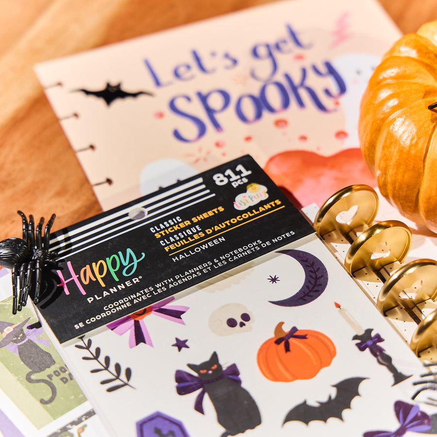 Happy Planner Big 30 Sheet Sticker Value Pack Halloween Classic