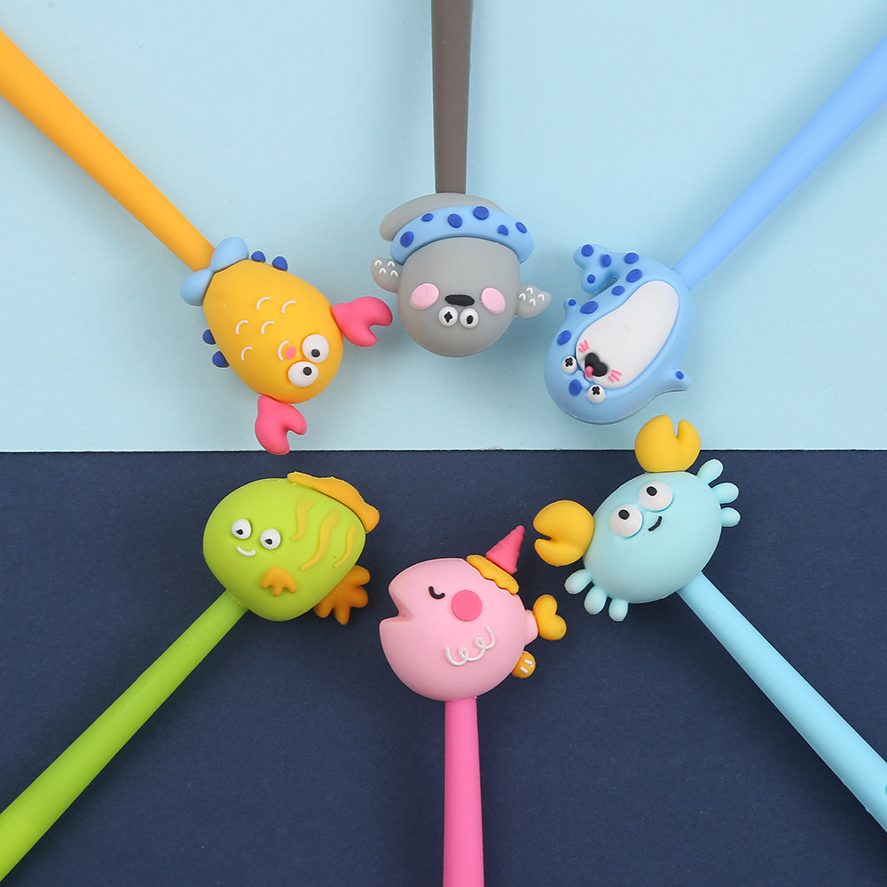 Happy Sea Animals Gel Pen