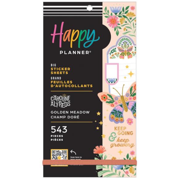 Happy Planner Big Sticker Value Pack- Golden Meadow by Caroline Alfreds