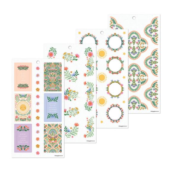 Happy Planner Classic Sticker Value Pack - Golden Meadow by Caroline Alfreds
