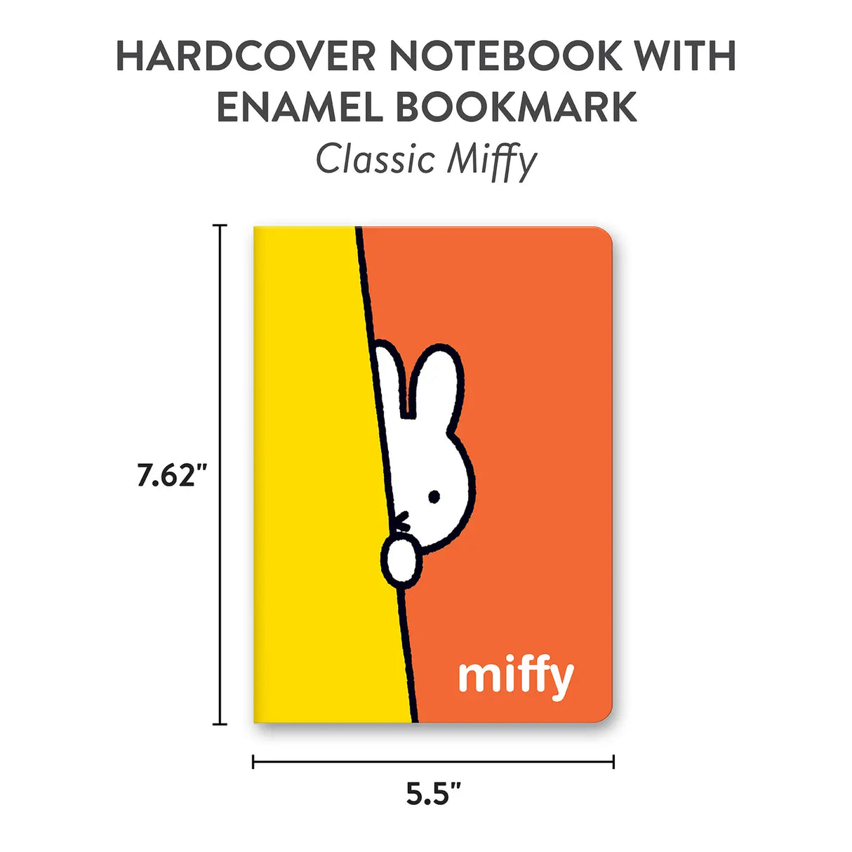 Jot down your thoughts in the cutest way with this Hardcover Notebook with Enamel Bookmark! Featuring a sturdy cover with an adorable Miffy design, it’s as charming as it is functional. Inside, you’ll find 216 lined pages made from 100 gsm acid-free, recyclable paper—perfect for all your notes, doodles, and ideas. The brass-and-enamel Miffy bookmark makes sure you never lose your place, adding a little extra charm to your writing experience.
