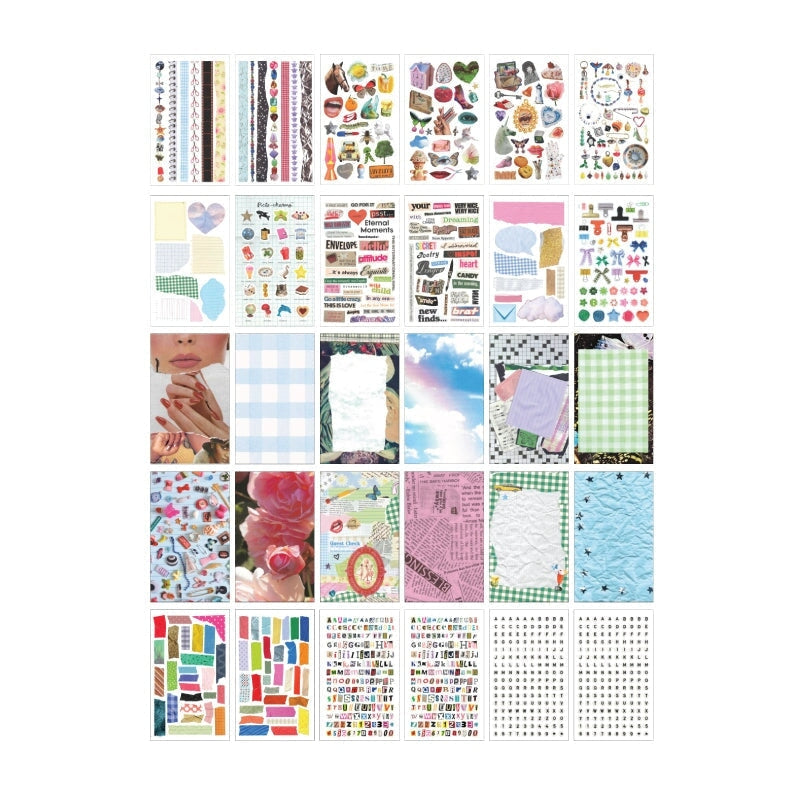 Pipsticks - Haricot Vert Dreamworld Junk Journal Sticker Book