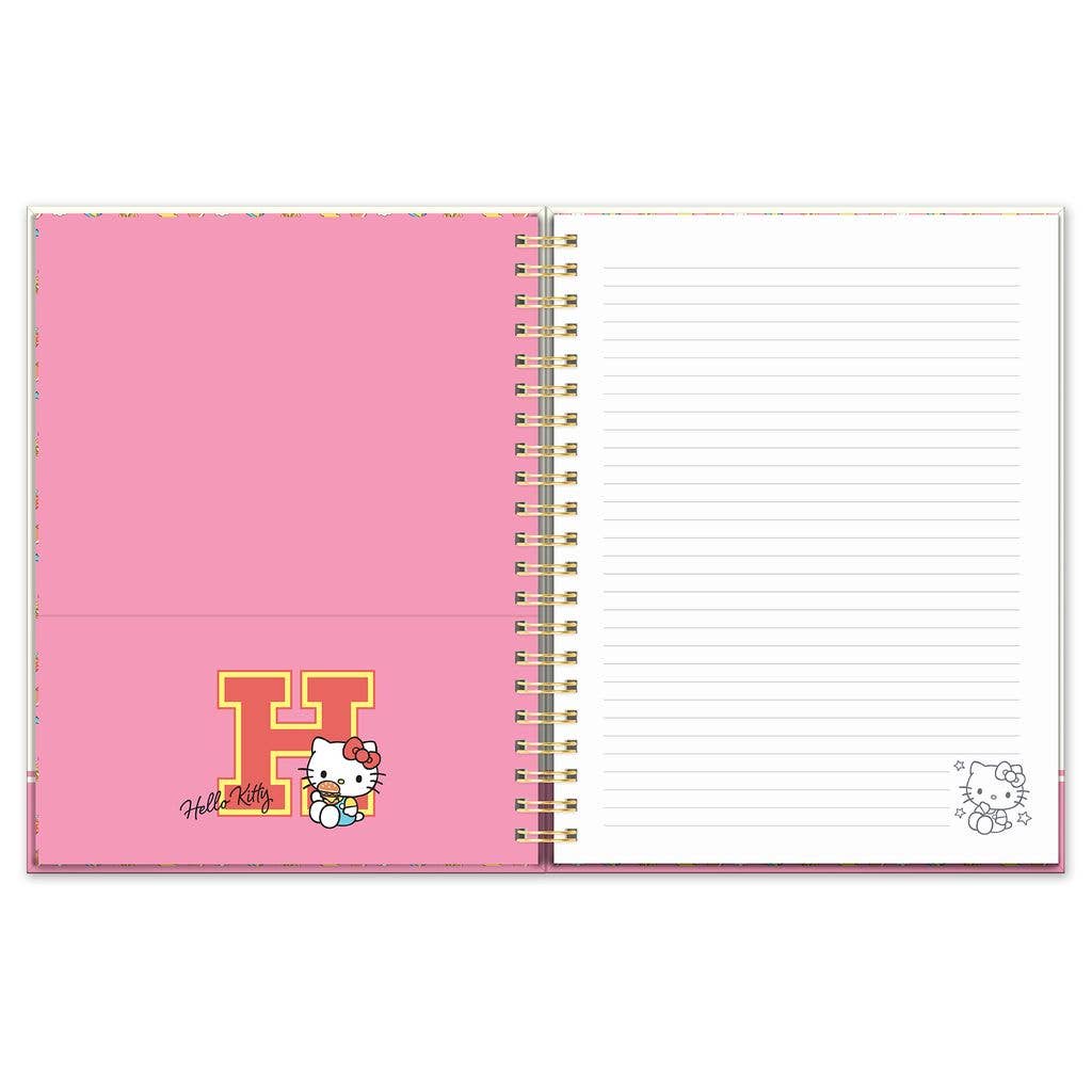Hello Kitty College Letters Extra Large Spiral Notebook