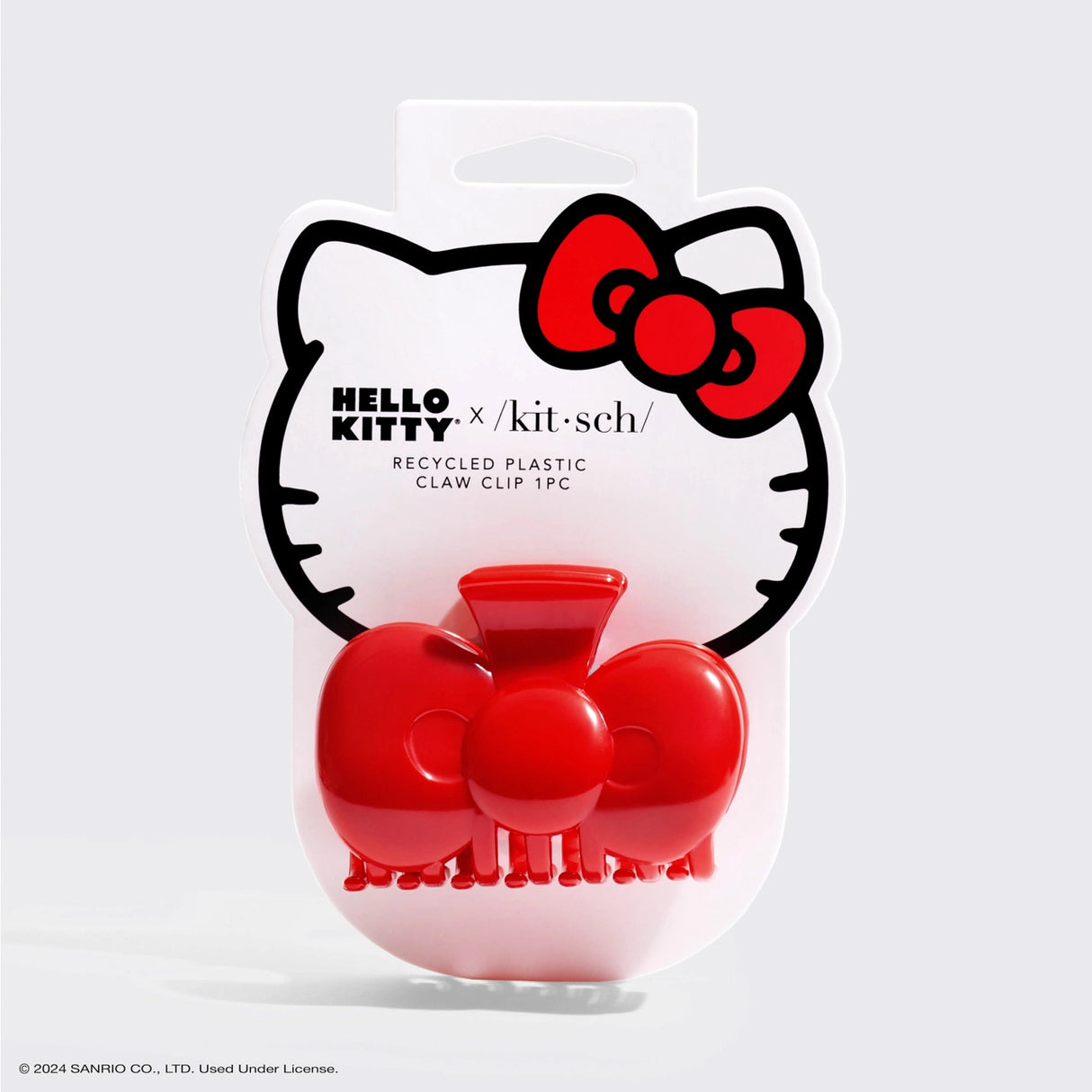 You can never have too many…bows! Get Hello Kitty’s signature look when you style this bow-shaped clip in your strands
Great for half-up styles, buns, and everyday updos. Lightweight, durable, and easy to wear!