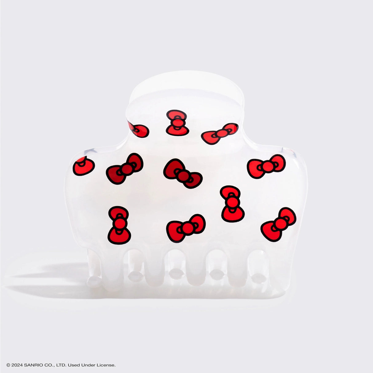Add a touch of Hello Kitty playfulness to your hairstyle with this claw clip, featuring her signature red bows
Great for half-up styles, buns, and everyday updos. Lightweight, durable, and easy to wear!