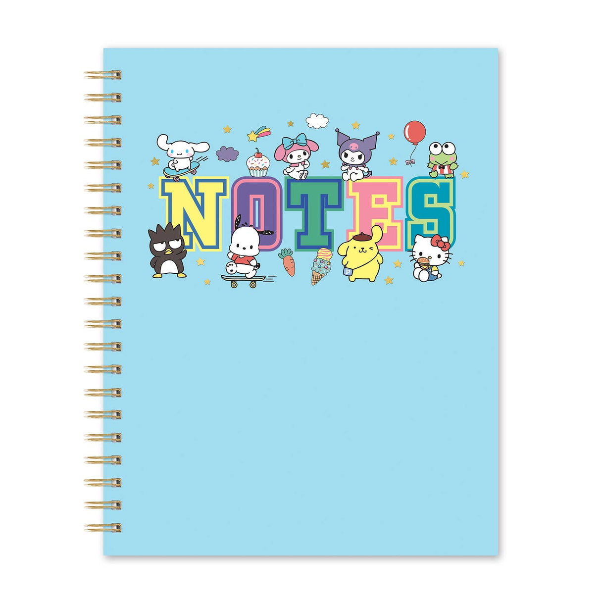 Hello Kitty and Friends College Blue Extra Large Spiral