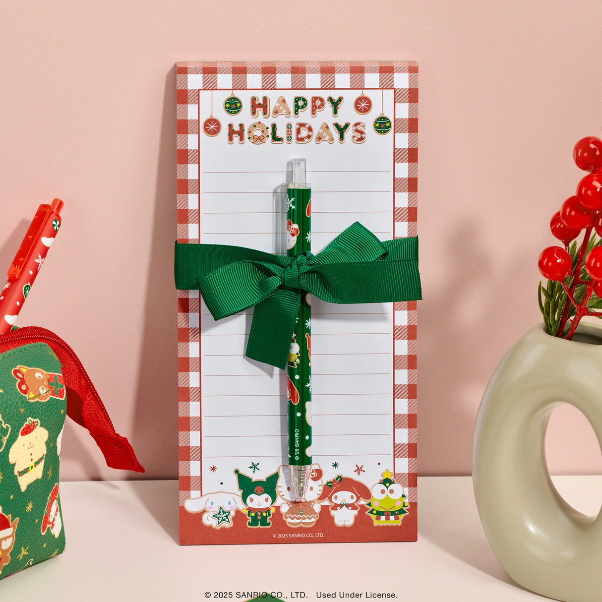 List Pad: 4"w × 8"h; 70 sheets
Includes 1 black-ink gel pen
Features a 70-page list pad with a magnetic backer that easily attaches to any magnetic surface
Comes with a smooth-writing black-ink gel pen