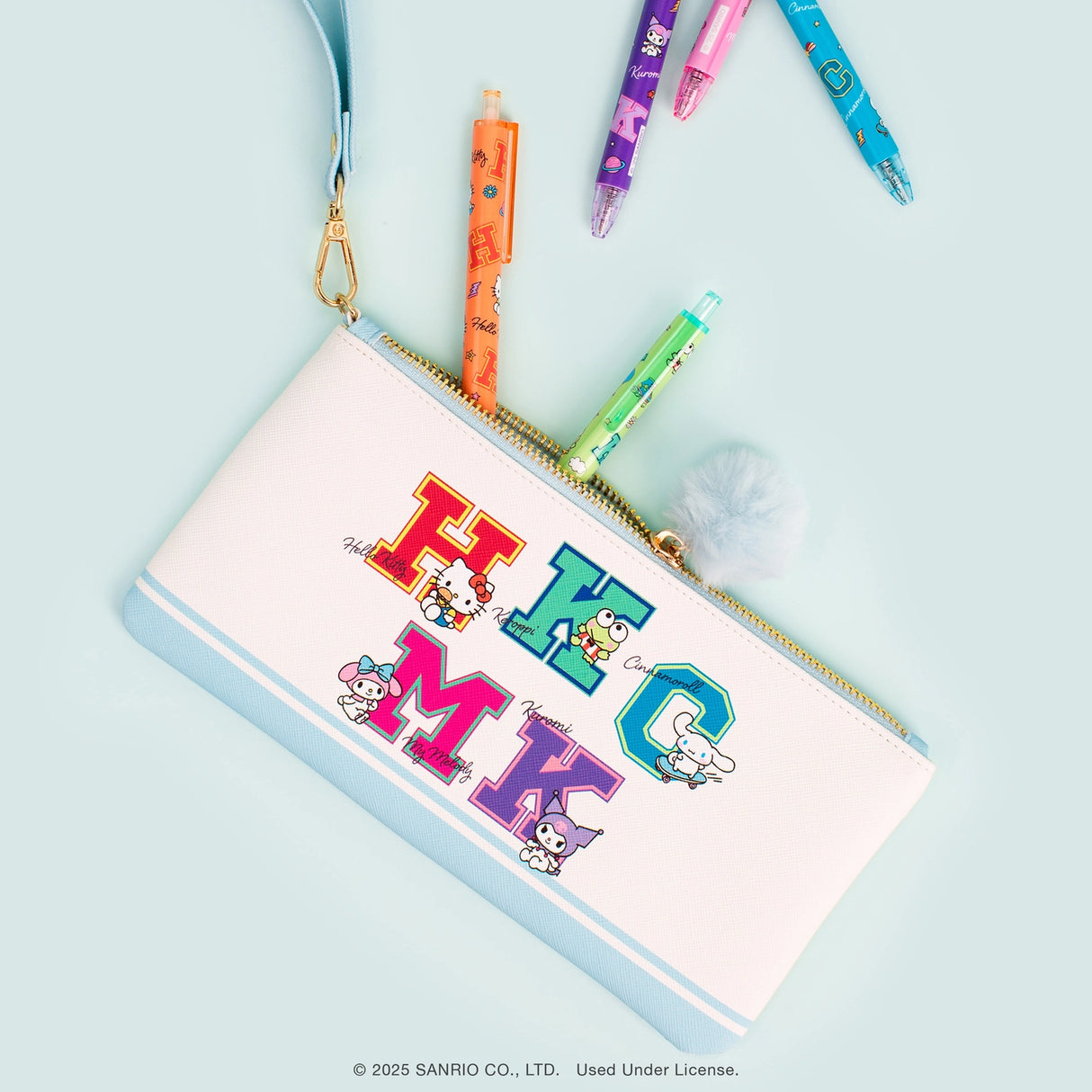 Organize your essentials in style with our Hello Kitty–themed pencil pouch—perfect for pencils, pens, and more! This conveniently sized storage pouch is adorable and functional, featuring colorful Hello Kitty artwork and a smooth-glide zipper closure to keep your items secure. Ideal for back-to-school preparations, this pouch is perfect for students and anyone else looking to add a touch of fun to their everyday organization.
© 2024 SANRIO CO., LTD. Used Under License.
• Offers plenty of space to store pe