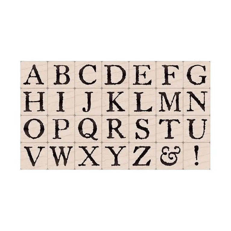 Hero Arts Legacy Letters Wood Stamp Set
