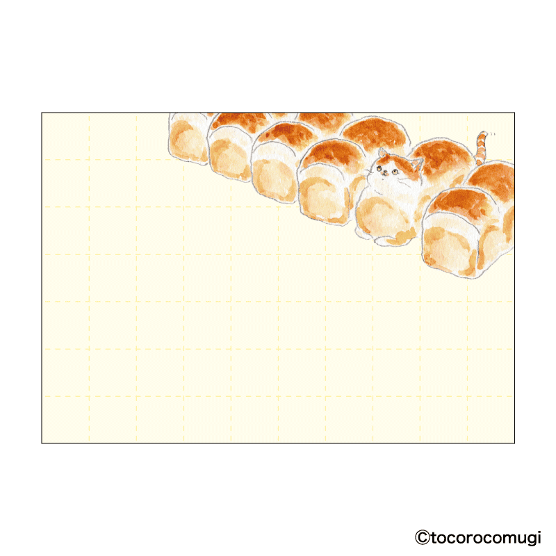 By making 70% of the adhesive side of the label, Pita Fusen can be stuck firmly and does not peel off easily. The cute die-cut type has a shape that makes the most of the design of the illustration. The design is based on an illustration by Tocoro Comugi, an illustrator who is very popular on SNS for drawing loose and slightly funny animals. The Large size (thick type) is made of thick paper, so it can be used like a message card to accompany a gift. The top and bottom sections have no glue attach