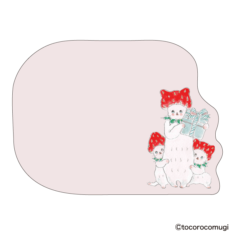 By making 70% of the adhesive side of the label, Pita Fusen can be stuck firmly and does not peel off easily. The cute die-cut type has a shape that makes the most of the design of the illustration. The design is based on an illustration by Tocoro Comugi, an illustrator who is very popular on SNS for drawing loose and slightly funny animals. The large (message type) is large enough to write on. It is designed to stick firmly so that important messages will not peel off.
95 x 70mm
20 sheets