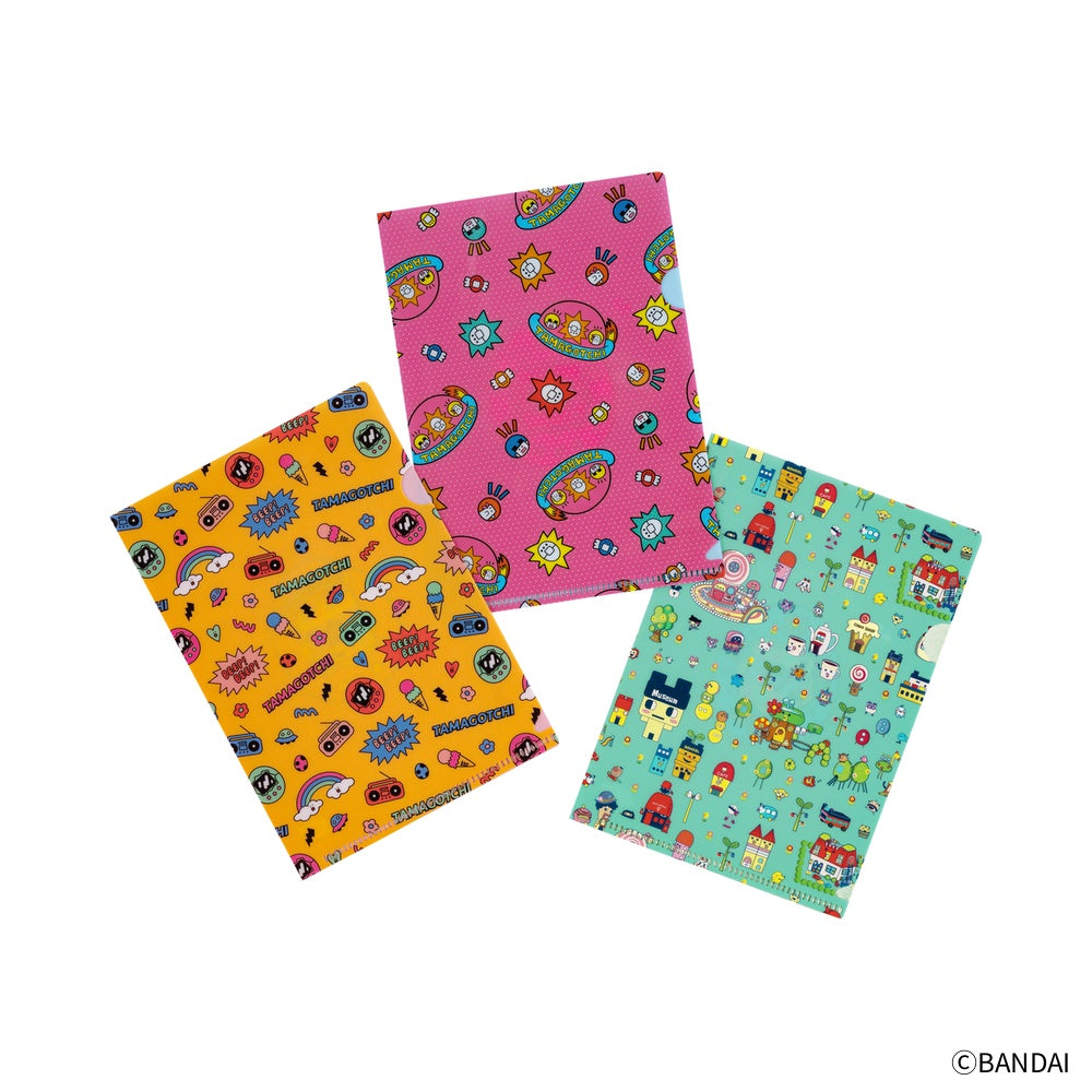 Hobonichi Tamagotchi: Hobonichi Folder Set of 3 for A6 Size (Tamagotchi)