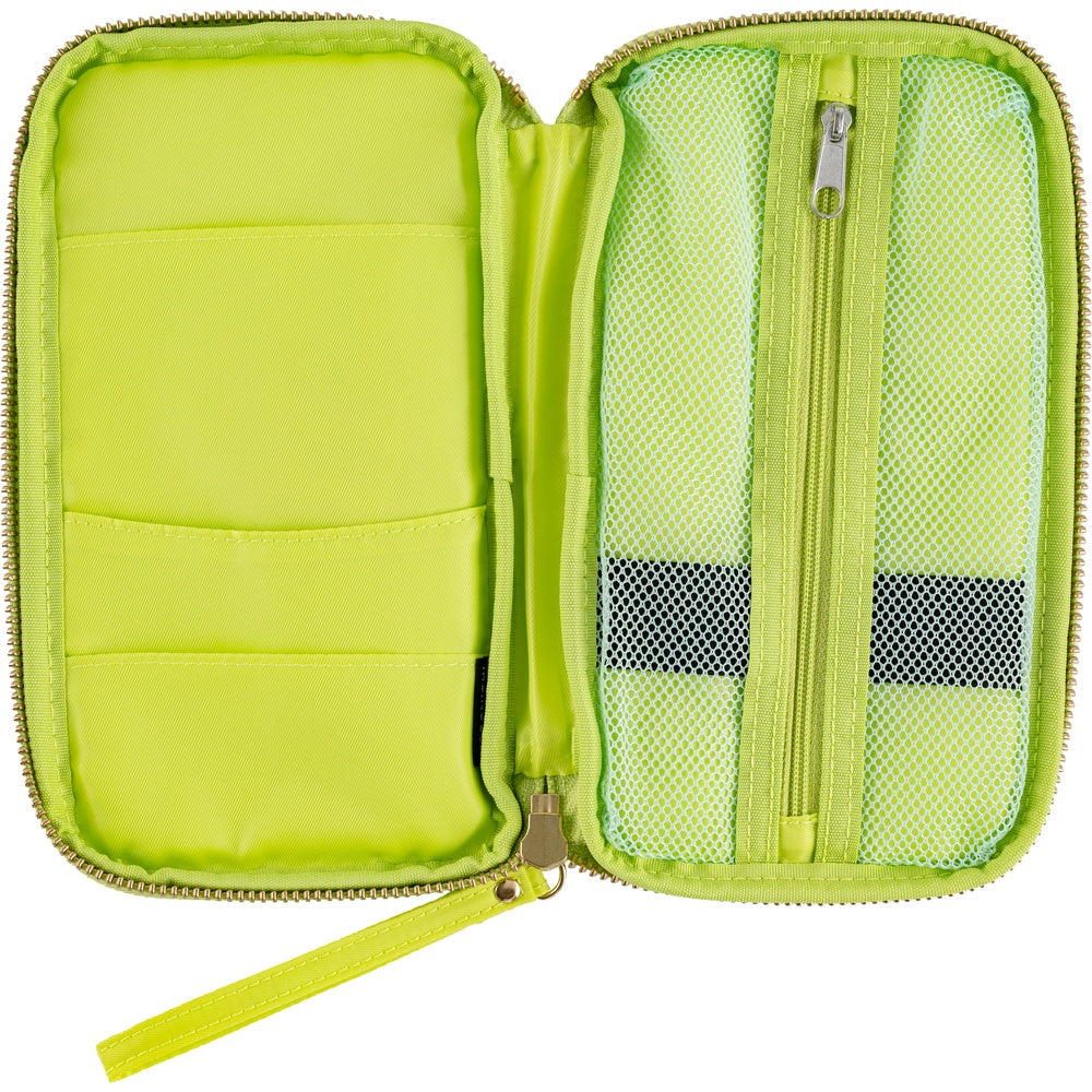 Hobonichi Techo 2026 - Small Drawer Pouch (Aqua Lime)