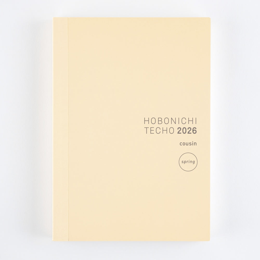 Hobonichi Techo 2026 Spring Japanese Cousin Book A5 (April Start)