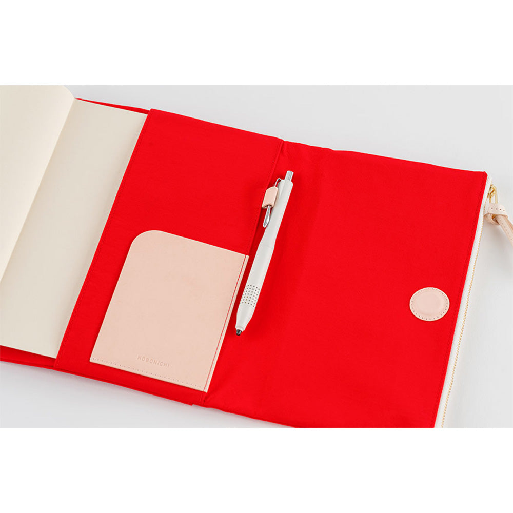 Hobonichi Techo A5 Cover - Tragen: Red
