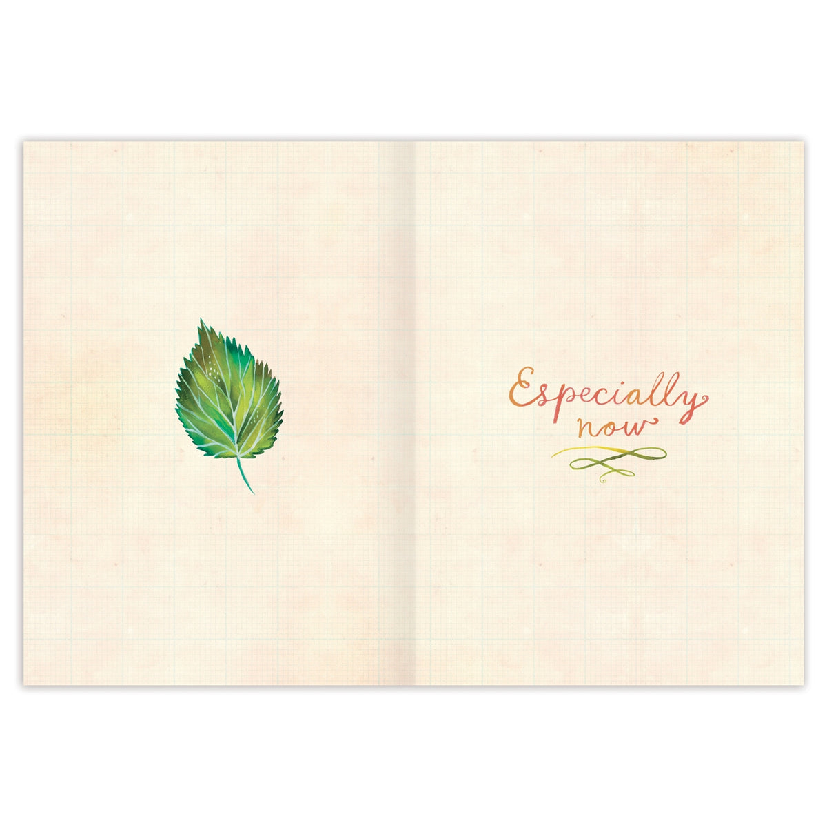 Inside verse: "Especially now"