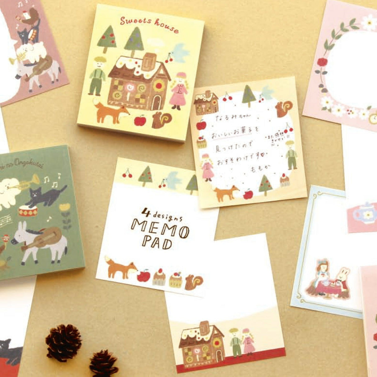 Furukawashiko Paper Hill Bookstore House of Sweets Memo Pad