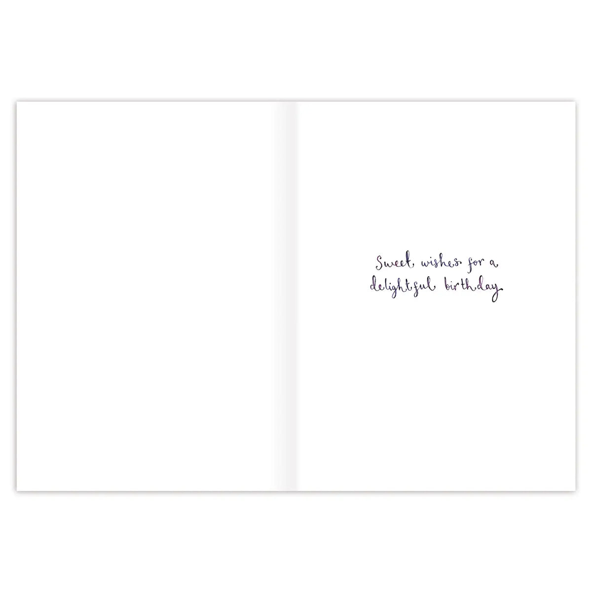 Hummingbirds Birthday Card
Inside verse: Sweet wishes for a delightful birthday
• Size: A6, 4.6" x 6.4"
• Illustrated by Louise Mulgrew
• Paired with a Kraft envelope
• Printed in the USA on high-quality recycled post-consumer waste paper
About The Artist: Working with gouache and watercolor, Louise designs in her tiny studio in Brighton, England, inspired by her love of all animals, and passion for the natural world. Louise was named 2023 Artist of the Year by the USA Greeting Card Association.