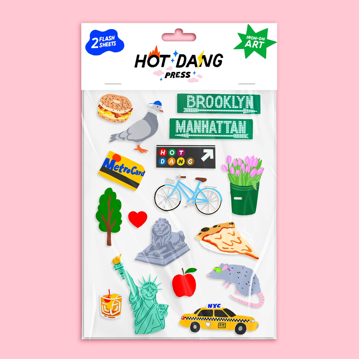 Iron-on Transfer Sheets - I Heart New York Sheet Set