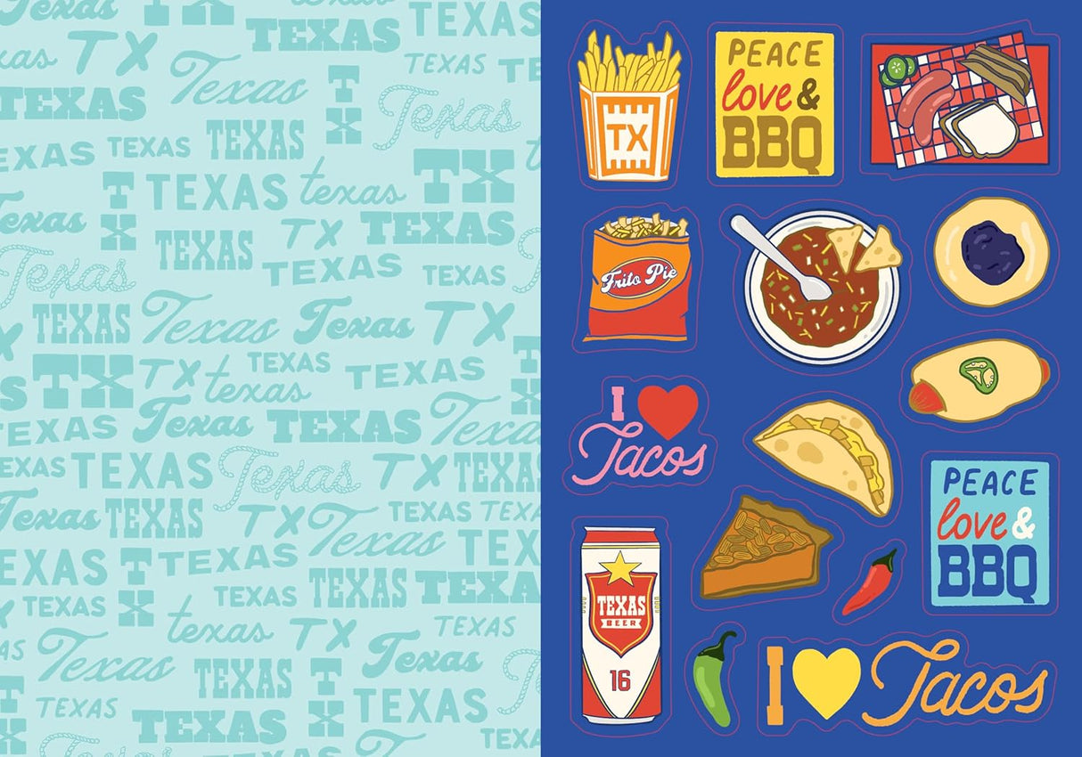 I Love Texas Sticker Book