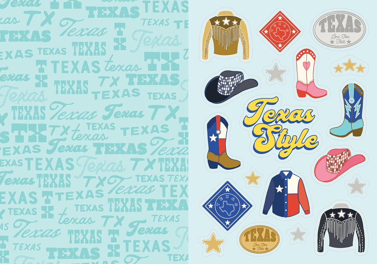 I Love Texas Sticker Book