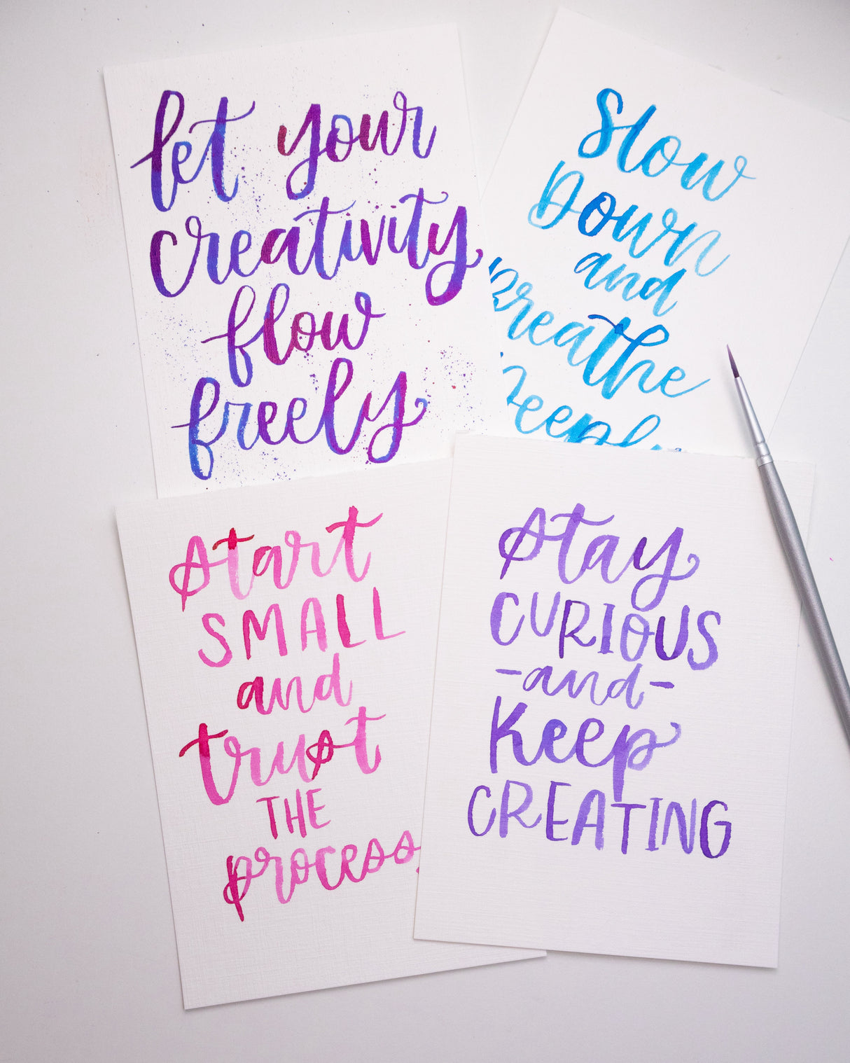 Fountain Ink Brush Lettering with Emily Solis