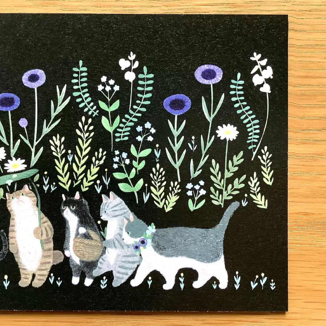 4legs Postcard - Invitation to Cat Land
