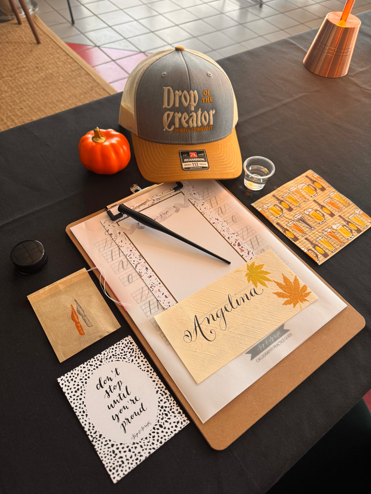 Sip & Script Calligraphy Workshop with Alma Roberts