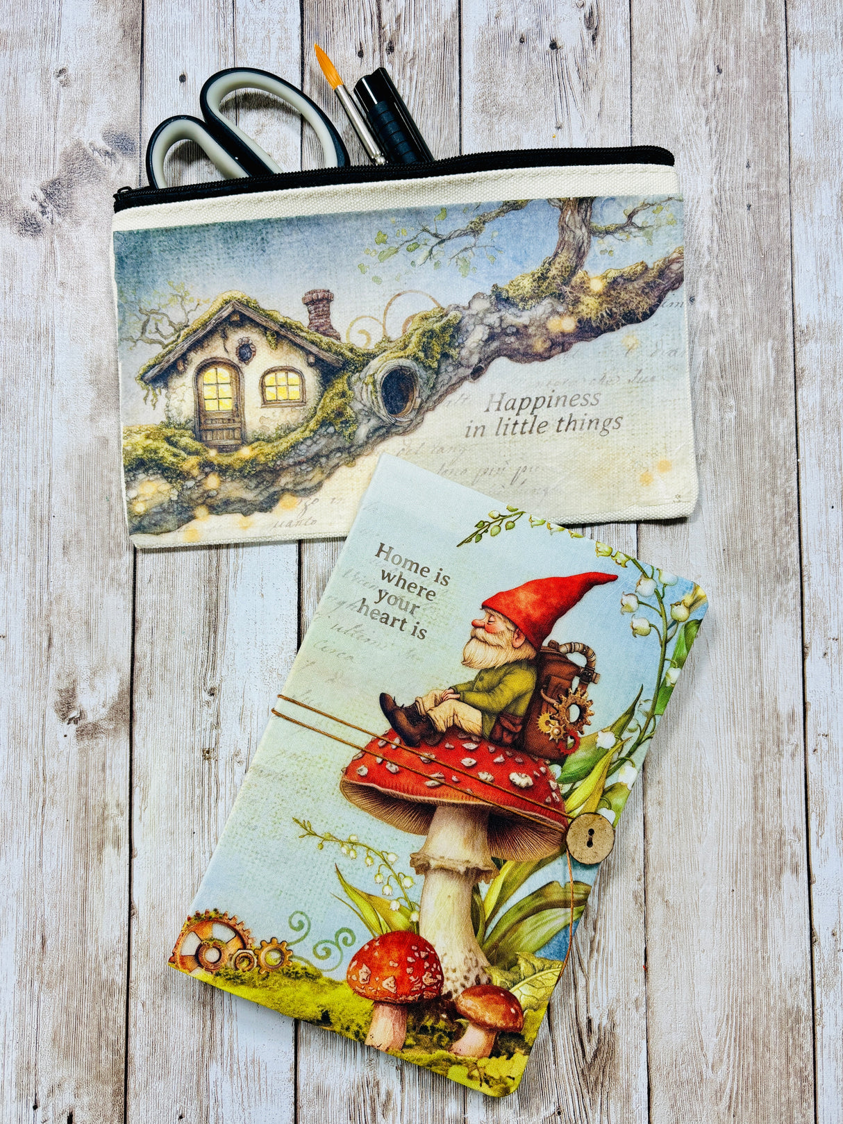 Whispering Woods: Personalized Sticker / Ephemera Binder & Pencil Case with Farrel Tailor