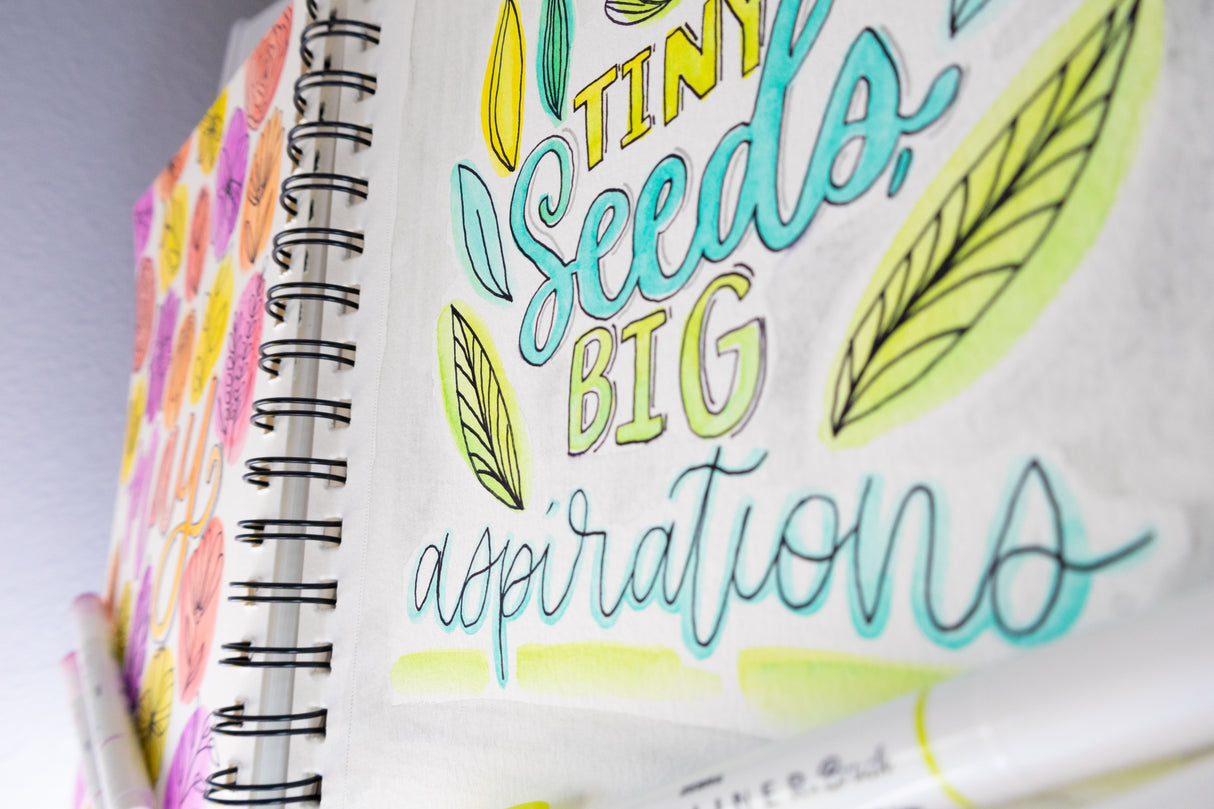 Blended Wonders: Simplified Watercolor Lettering for Journaling Magic with Emily Solis