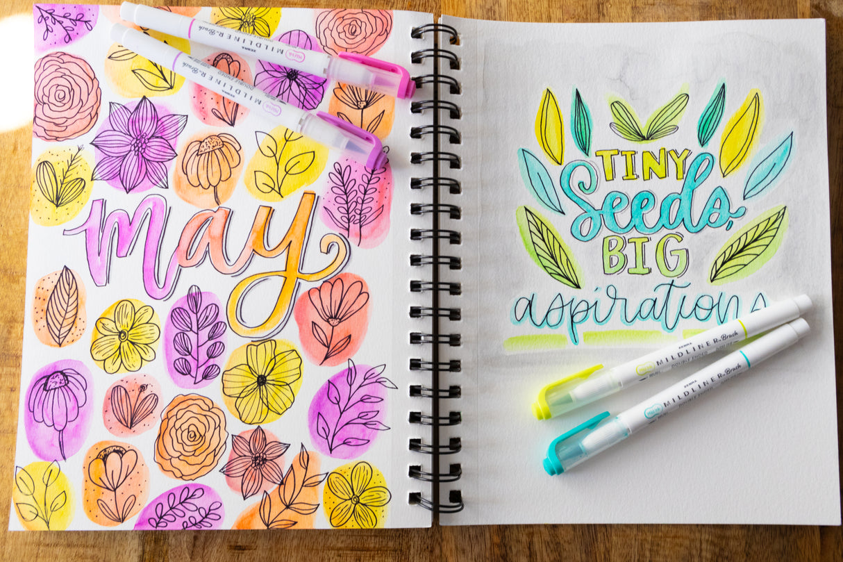 Blended Wonders: Simplified Watercolor Lettering for Journaling Magic with Emily Solis