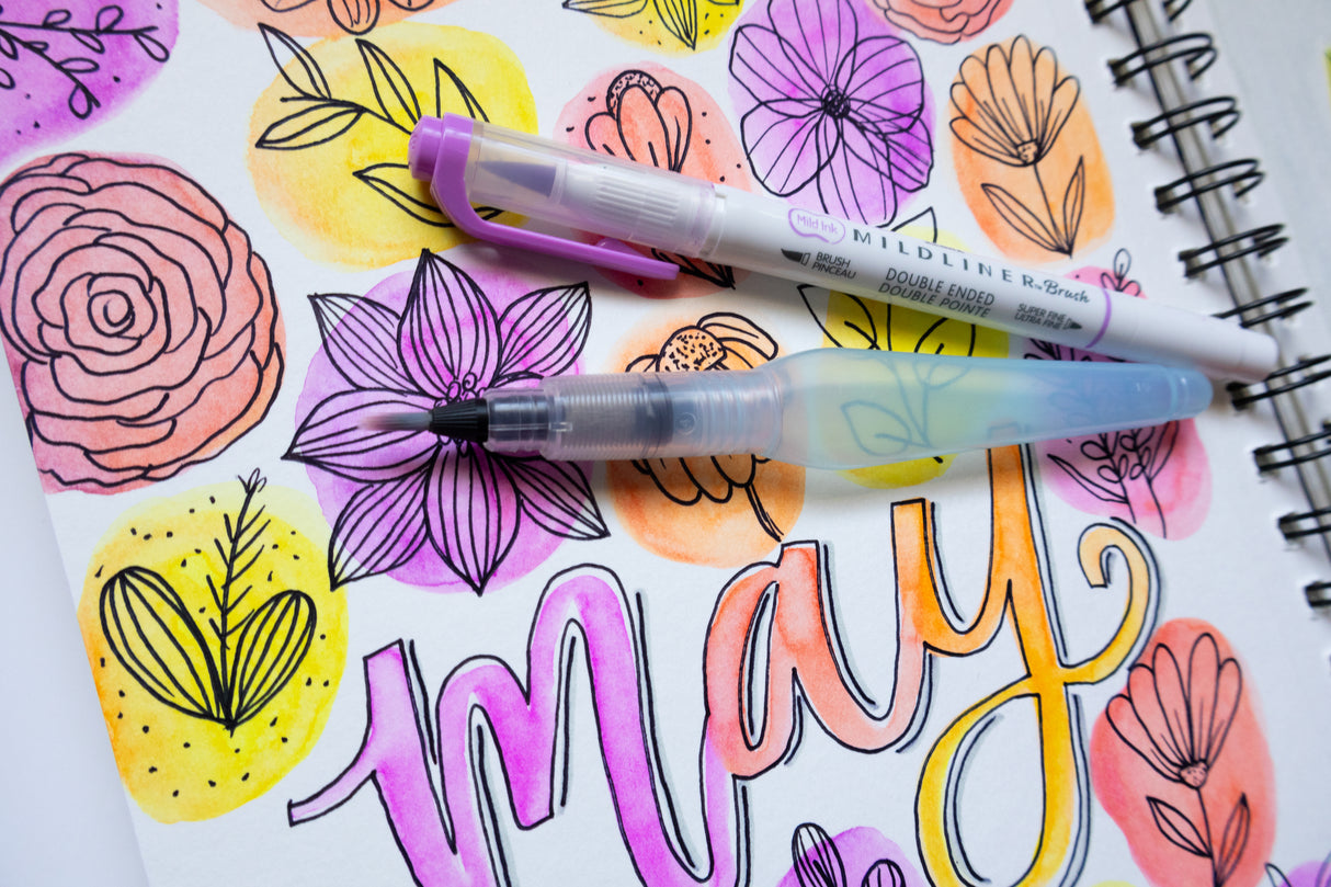 Blended Wonders: Simplified Watercolor Lettering for Journaling Magic with Emily Solis