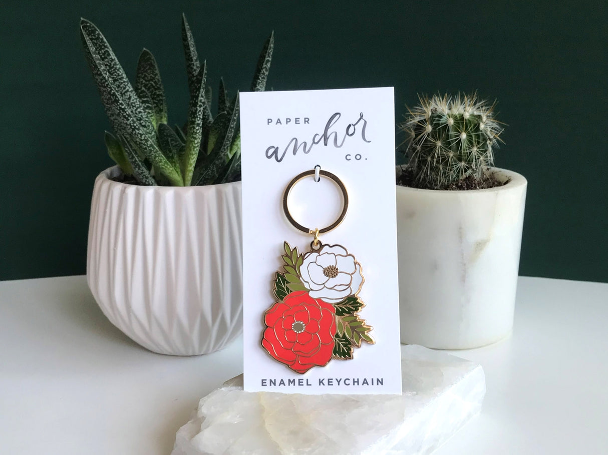 Irene Floral Keychain