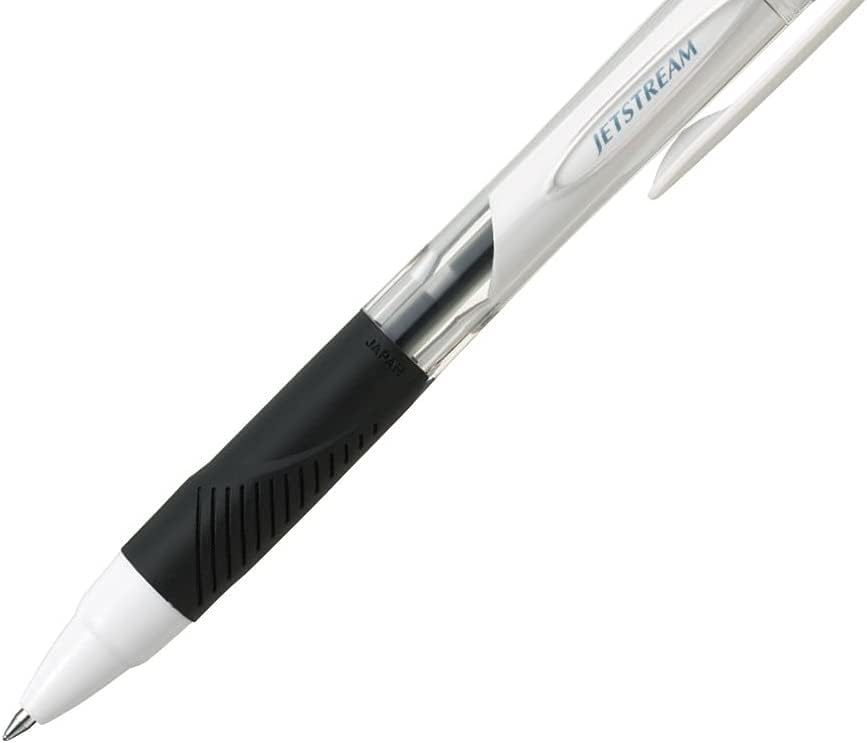 Addictive smooth writing sensation. Equipped with ultra-low friction Jetstream ink. Compared to traditional oil-based ballpoint pens, the friction coefficient has been reduced by up to 50%. By combining pigments and new color materials, we achieve sharp and intense lines. Additionally, it boasts outstanding quick-drying properties.
Size (approx.) Body: Width 11.3 × Depth 14.8 × Height 139.6mm
Ball: Diameter 0.5mm
Weight (approx.): 9.3g
Ink: Oil-based