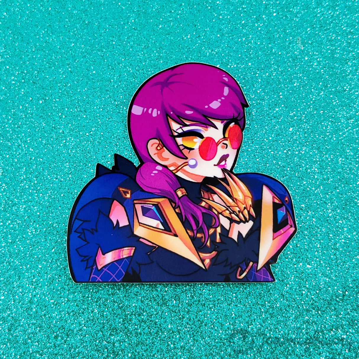 This is one of 5 stickers of your favorite magical girl band! Collect your favorites!
This sticker is all vinyl, durable, waterproof, and UV resistant. Feel free to put it on your laptop, water bottle, etc.
Sticker size (estimated): 3 x 3 inches