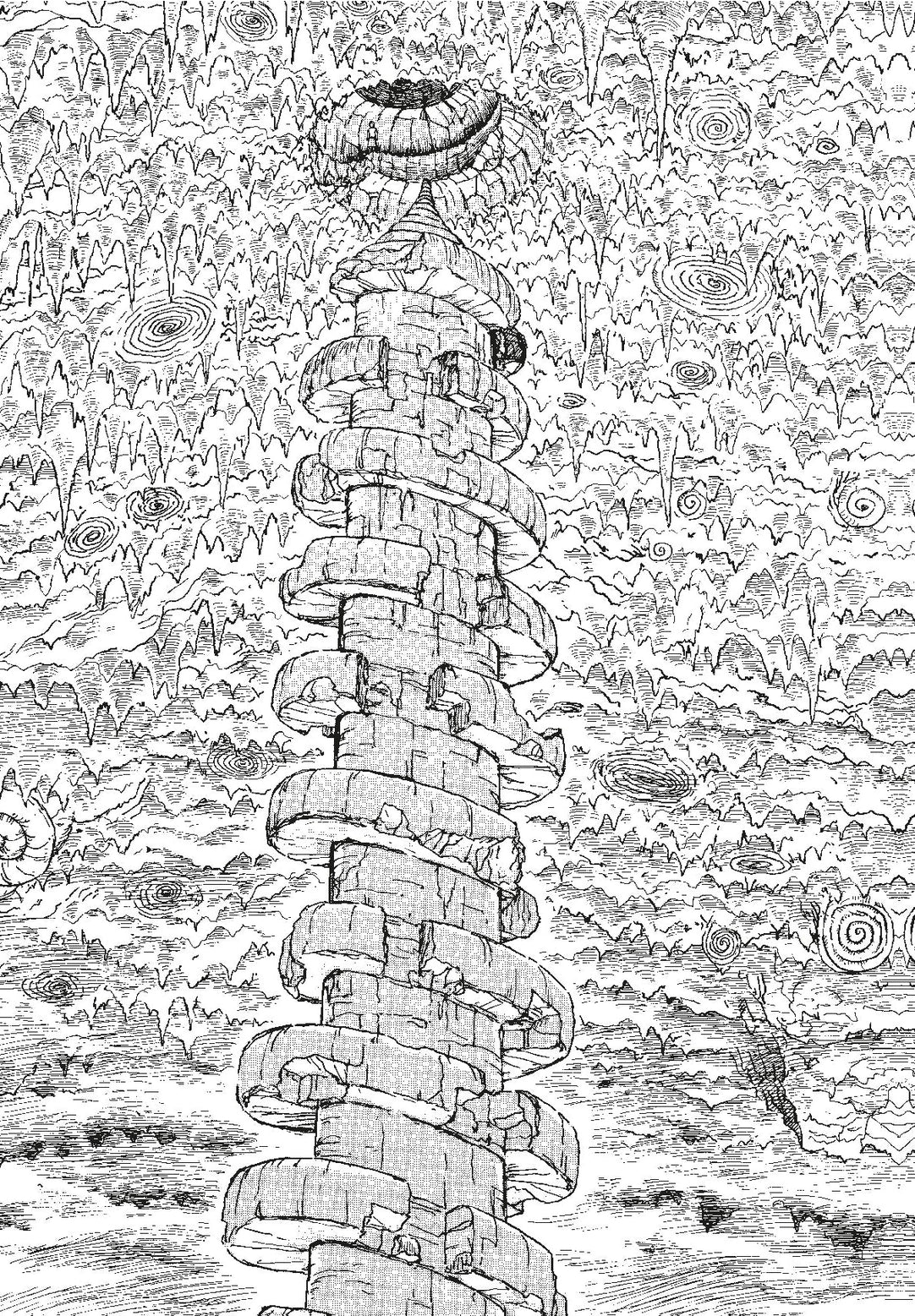 Spiral into horror with this deluxe, officially licensed set of 100 collectible postcards from legendary manga author Junji Ito. Each high-quality print showcases iconic artwork from Uzumaki, his bestselling manga series about a town cursed by spirals.
A four-time Eisner Award winner and New York Times bestselling author, Junji Ito has inspired generations of readers and creators with his legendary works of cosmic horror.