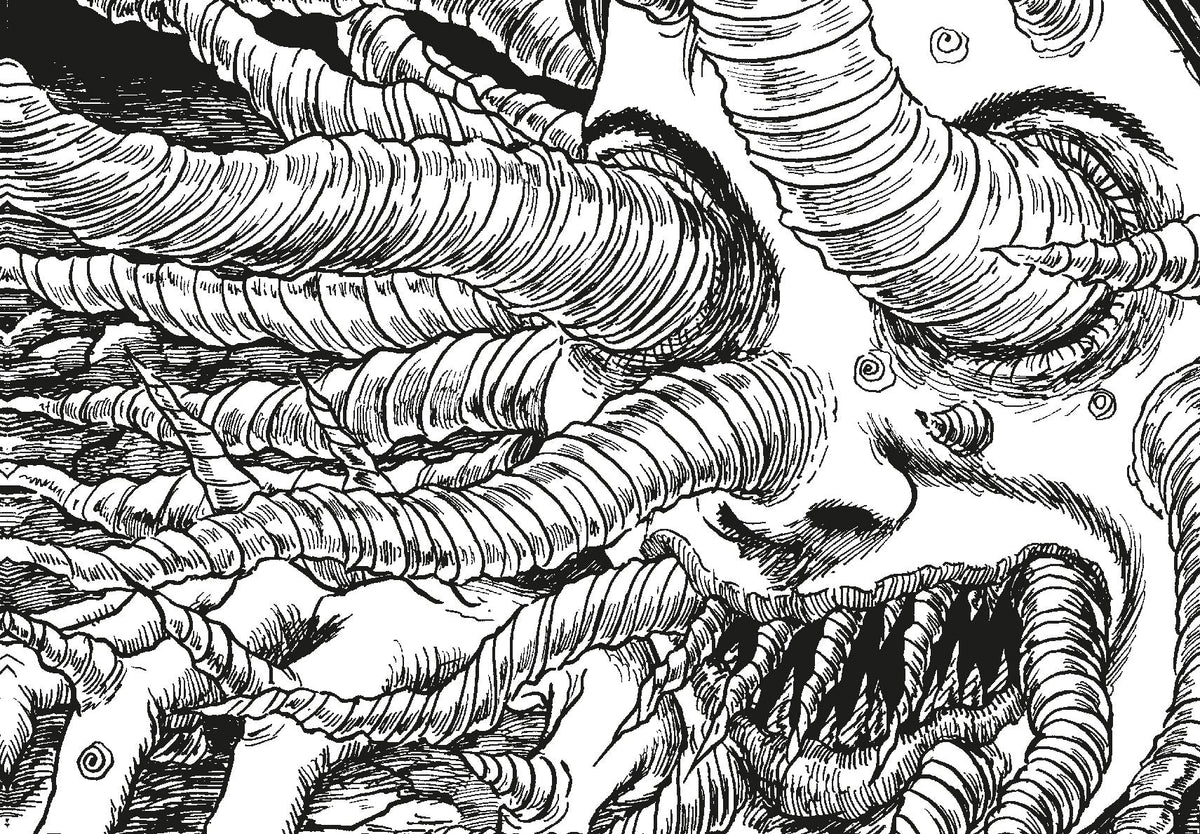 Spiral into horror with this deluxe, officially licensed set of 100 collectible postcards from legendary manga author Junji Ito. Each high-quality print showcases iconic artwork from Uzumaki, his bestselling manga series about a town cursed by spirals.
A four-time Eisner Award winner and New York Times bestselling author, Junji Ito has inspired generations of readers and creators with his legendary works of cosmic horror.