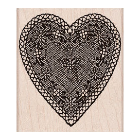 Heart Lace Stamp