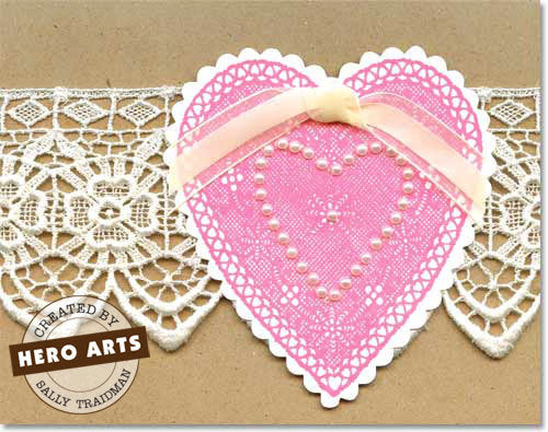 Heart Lace Stamp