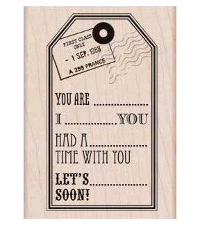 Sello de etiqueta "Eres tú"