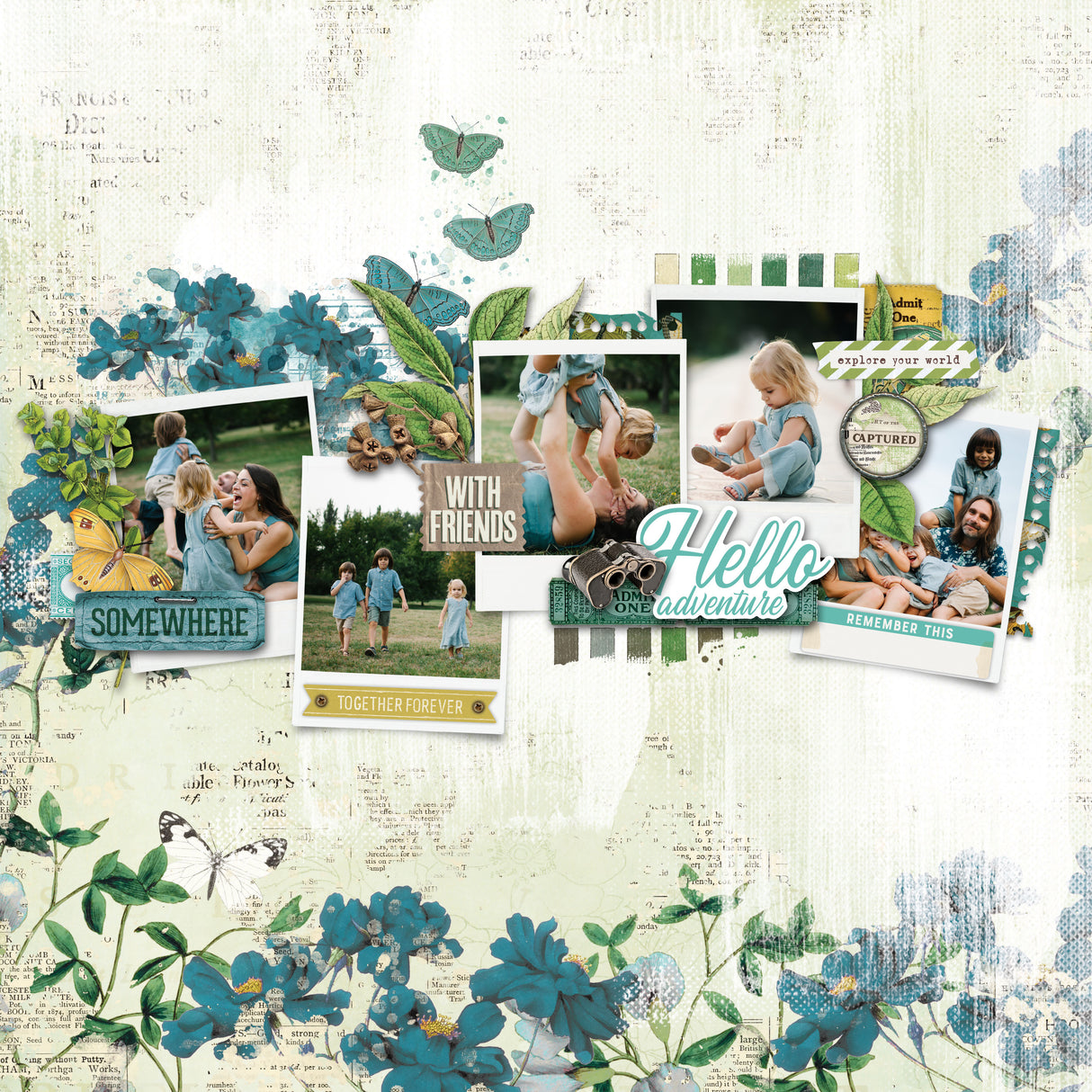 Creative Layering in Scrapbooking with Katie Pertiet