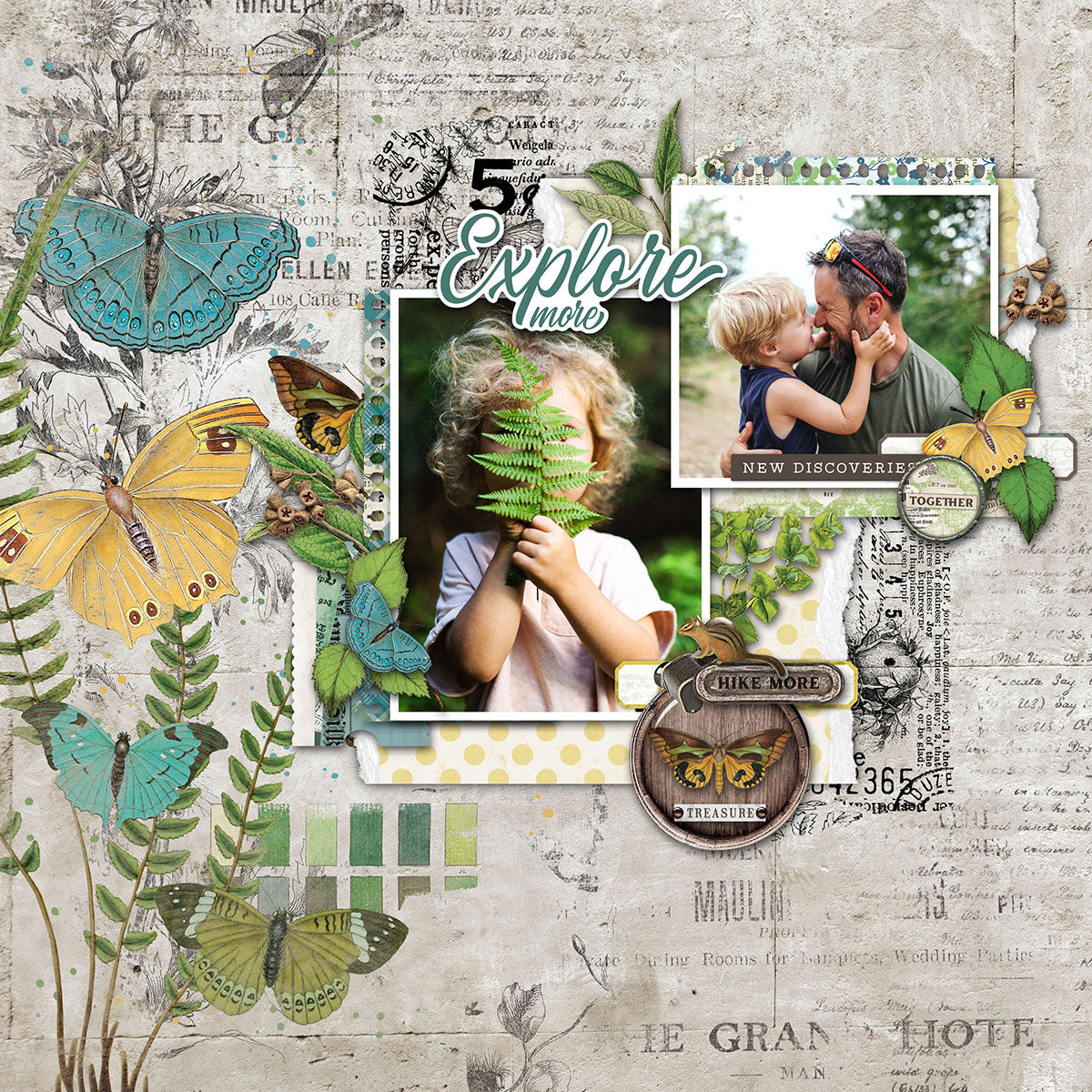 Creative Layering in Scrapbooking with Katie Pertiet